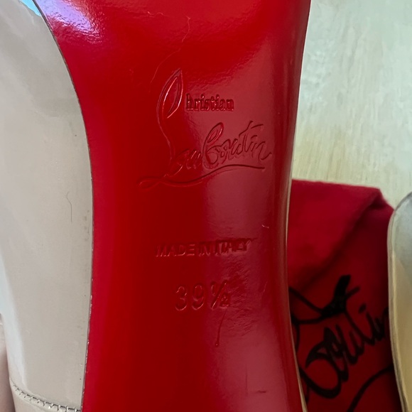 Christian Louboutin So Kate 120mm Pumps Patent Blush Leather - Picture 9 of 12